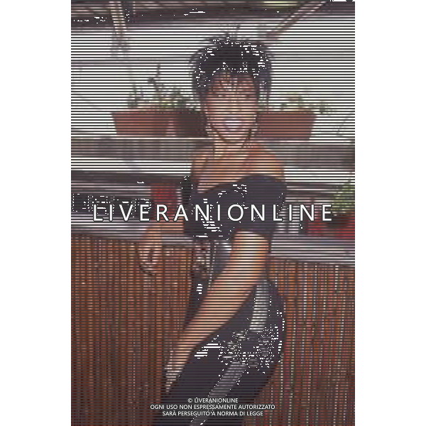 DIAP-RETROSPETTIVA NONA HENDRYX CANTANTE NELLA FOTO NONA HENDRYX A MILANO IN TERRAZZA MARTINI NELL\'ANNO 1989 AG ALDO LIVERANI SAS