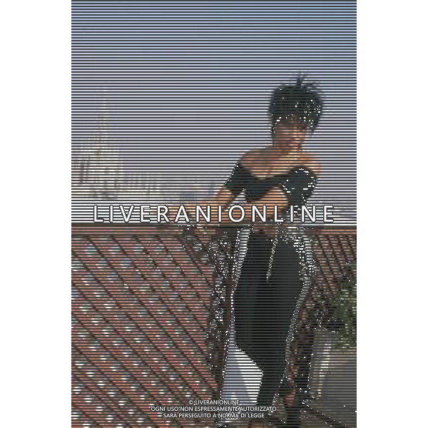 DIAP-RETROSPETTIVA NONA HENDRYX CANTANTE NELLA FOTO NONA HENDRYX A MILANO IN TERRAZZA MARTINI NELL\'ANNO 1989 AG ALDO LIVERANI SAS