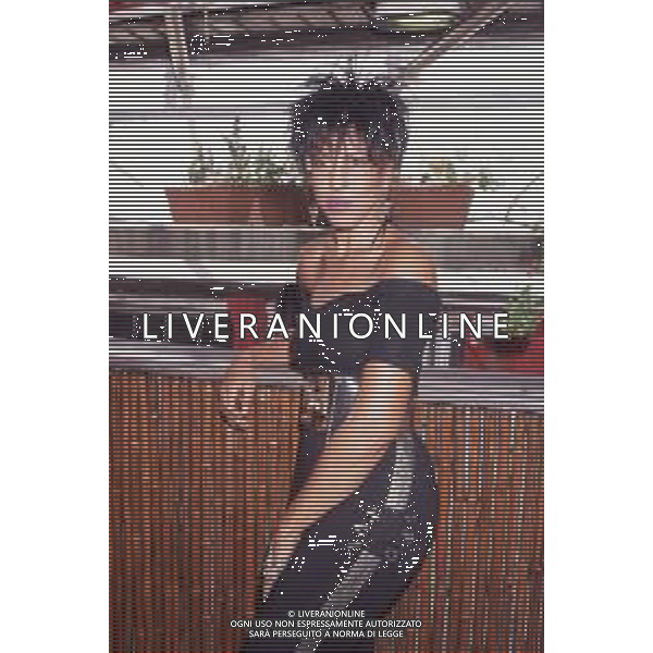 DIAP-RETROSPETTIVA NONA HENDRYX CANTANTE NELLA FOTO NONA HENDRYX A MILANO IN TERRAZZA MARTINI NELL\'ANNO 1989 AG ALDO LIVERANI SAS