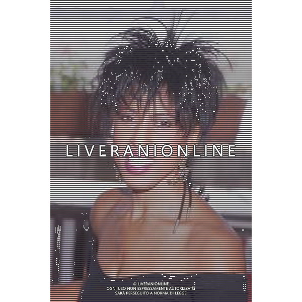 DIAP-RETROSPETTIVA NONA HENDRYX CANTANTE NELLA FOTO NONA HENDRYX A MILANO IN TERRAZZA MARTINI NELL\'ANNO 1989 AG ALDO LIVERANI SAS