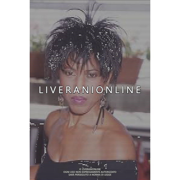 DIAP-RETROSPETTIVA NONA HENDRYX CANTANTE NELLA FOTO NONA HENDRYX A MILANO IN TERRAZZA MARTINI NELL\'ANNO 1989 AG ALDO LIVERANI SAS