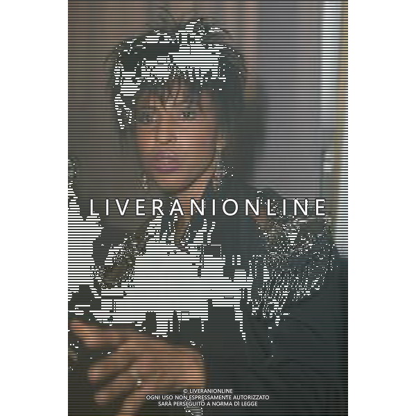 DIAP-RETROSPETTIVA NONA HENDRYX CANTANTE NELLA FOTO NONA HENDRYX A MILANO IN TERRAZZA MARTINI NELL\'ANNO 1989 AG ALDO LIVERANI SAS