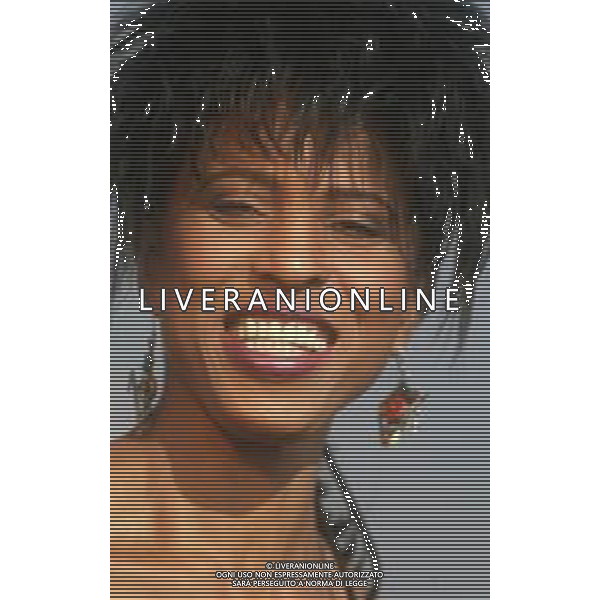 DIAP-RETROSPETTIVA NONA HENDRYX CANTANTE NELLA FOTO NONA HENDRYX A MILANO IN TERRAZZA MARTINI NELL\'ANNO 1989 AG ALDO LIVERANI SAS