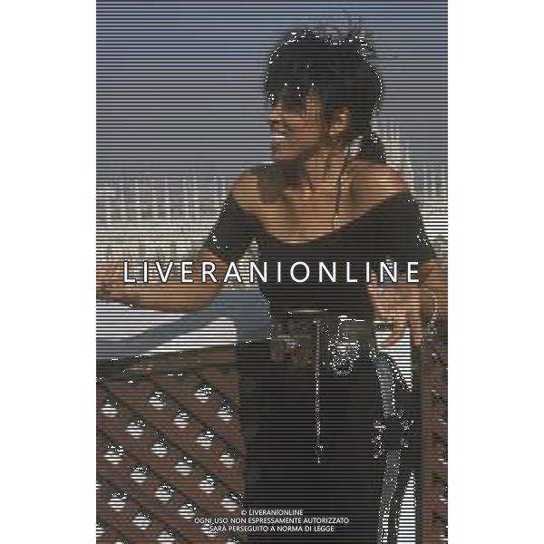 DIAP-RETROSPETTIVA NONA HENDRYX CANTANTE NELLA FOTO NONA HENDRYX A MILANO IN TERRAZZA MARTINI NELL\'ANNO 1989 AG ALDO LIVERANI SAS