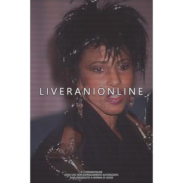 DIAP-RETROSPETTIVA NONA HENDRYX CANTANTE NELLA FOTO NONA HENDRYX A MILANO IN TERRAZZA MARTINI NELL\'ANNO 1989 AG ALDO LIVERANI SAS