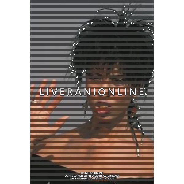 DIAP-RETROSPETTIVA NONA HENDRYX CANTANTE NELLA FOTO NONA HENDRYX A MILANO IN TERRAZZA MARTINI NELL\'ANNO 1989 AG ALDO LIVERANI SAS