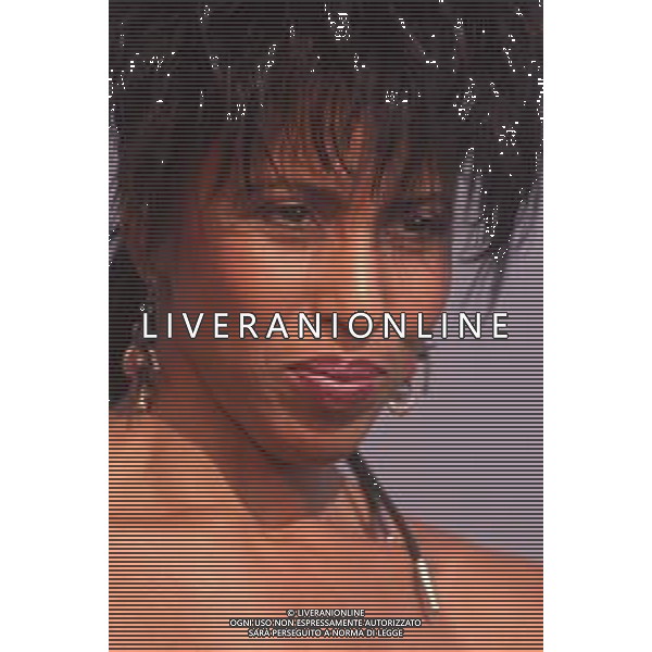 DIAP-RETROSPETTIVA NONA HENDRYX CANTANTE NELLA FOTO NONA HENDRYX A MILANO IN TERRAZZA MARTINI NELL\'ANNO 1989 AG ALDO LIVERANI SAS