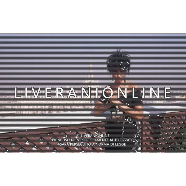 DIAP-RETROSPETTIVA NONA HENDRYX CANTANTE NELLA FOTO NONA HENDRYX A MILANO IN TERRAZZA MARTINI NELL\'ANNO 1989 AG ALDO LIVERANI SAS
