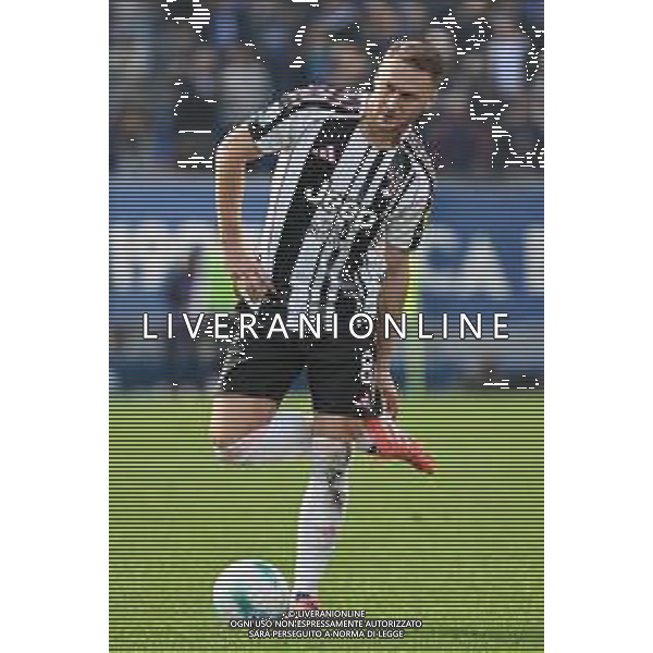 TVRG Como vs Juventus nella foto Teun Koopmeiners (Juventus) Como 19-10-2025 Stadio Giuseppe Sinigaglia Como vs Juventus Campionato Serie A Enilive - 7a giornata foto Roberto Garavaglia/Agenzia Aldo Liverani sas