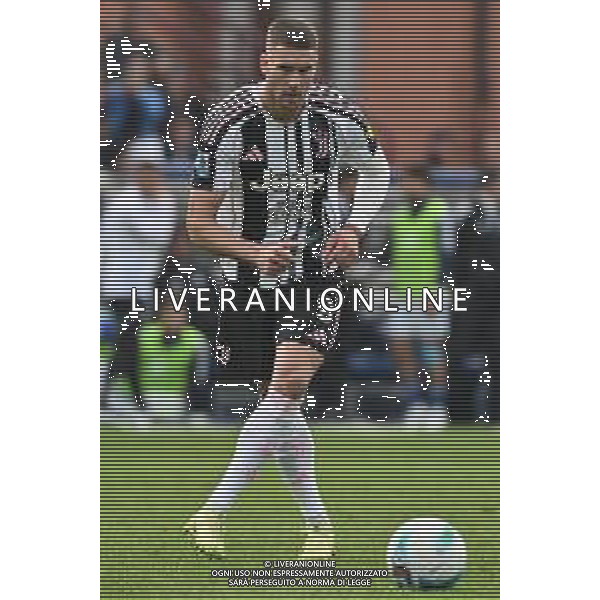 TVRG Como vs Juventus nella foto Dusan Vlahovic (Juventus) Como 19-10-2025 Stadio Giuseppe Sinigaglia Como vs Juventus Campionato Serie A Enilive - 7a giornata foto Roberto Garavaglia/Agenzia Aldo Liverani sas