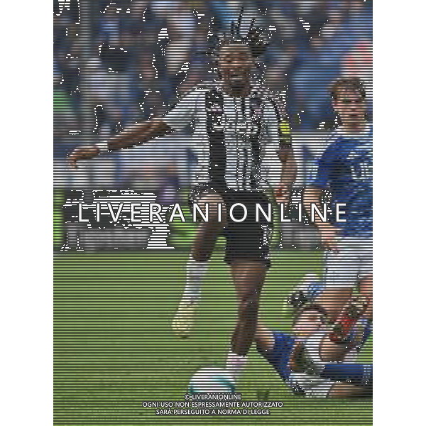 TVRG Como vs Juventus nella foto Khephren Thuram (Juventus) Como 19-10-2025 Stadio Giuseppe Sinigaglia Como vs Juventus Campionato Serie A Enilive - 7a giornata foto Roberto Garavaglia/Agenzia Aldo Liverani sas