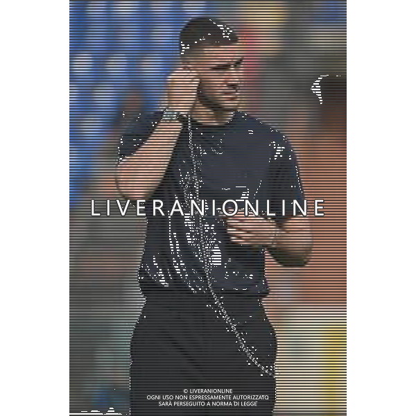 TVRG Como vs Juventus nella foto Dusan Vlahovic (Juventus) Como 19-10-2025 Stadio Giuseppe Sinigaglia Como vs Juventus Campionato Serie A Enilive - 7a giornata foto Roberto Garavaglia/Agenzia Aldo Liverani sas