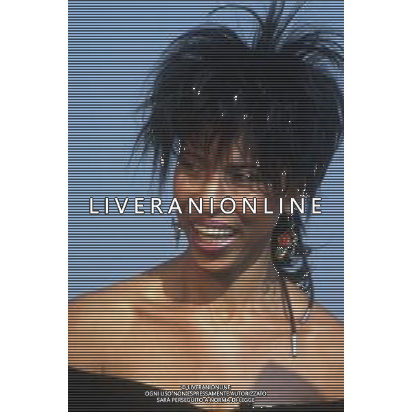 DIAP-RETROSPETTIVA NONA HENDRYX CANTANTE NELLA FOTO NONA HENDRYX A MILANO IN TERRAZZA MARTINI NELL\'ANNO 1989 AG ALDO LIVERANI SAS