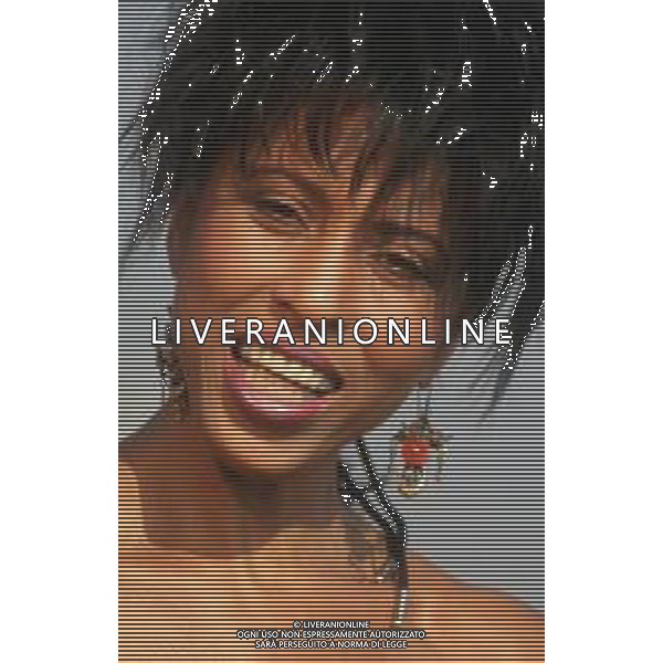 DIAP-RETROSPETTIVA NONA HENDRYX CANTANTE NELLA FOTO NONA HENDRYX A MILANO IN TERRAZZA MARTINI NELL\'ANNO 1989 AG ALDO LIVERANI SAS