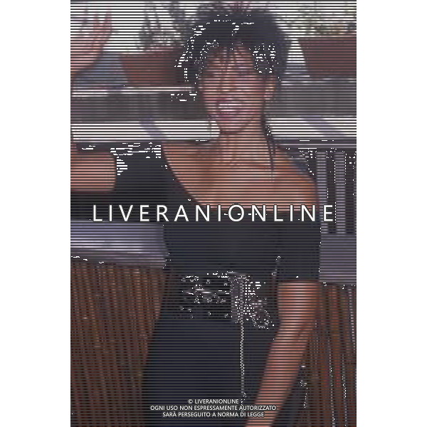 DIAP-RETROSPETTIVA NONA HENDRYX CANTANTE NELLA FOTO NONA HENDRYX A MILANO IN TERRAZZA MARTINI NELL\'ANNO 1989 AG ALDO LIVERANI SAS