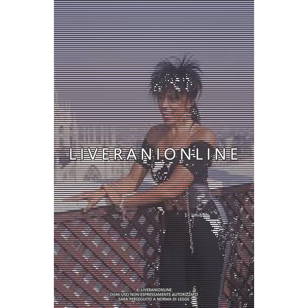 DIAP-RETROSPETTIVA NONA HENDRYX CANTANTE NELLA FOTO NONA HENDRYX A MILANO IN TERRAZZA MARTINI NELL\'ANNO 1989 AG ALDO LIVERANI SAS