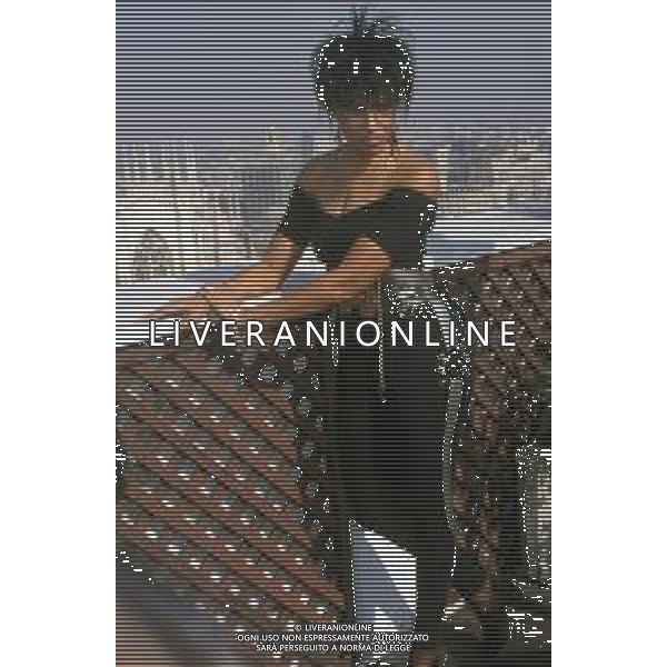 DIAP-RETROSPETTIVA NONA HENDRYX CANTANTE NELLA FOTO NONA HENDRYX A MILANO IN TERRAZZA MARTINI NELL\'ANNO 1989 AG ALDO LIVERANI SAS