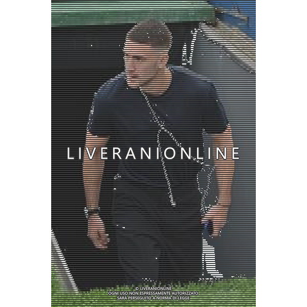 TVRG Como vs Juventus nella foto Dusan Vlahovic (Juventus) Como 19-10-2025 Stadio Giuseppe Sinigaglia Como vs Juventus Campionato Serie A Enilive - 7a giornata foto Roberto Garavaglia/Agenzia Aldo Liverani sas