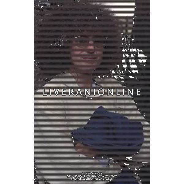 DIAP-RETROSPETTIVA ANGELO BRANDUARDI CANTANTE NELLA FOTO ANGELO BRANDUARDI NELL\'ANNO 1990 AG ALDO LIVERANI SAS