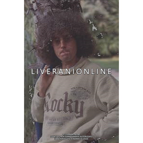 DIAP-RETROSPETTIVA ANGELO BRANDUARDI CANTANTE NELLA FOTO ANGELO BRANDUARDI NELL\'ANNO 1990 AG ALDO LIVERANI SAS