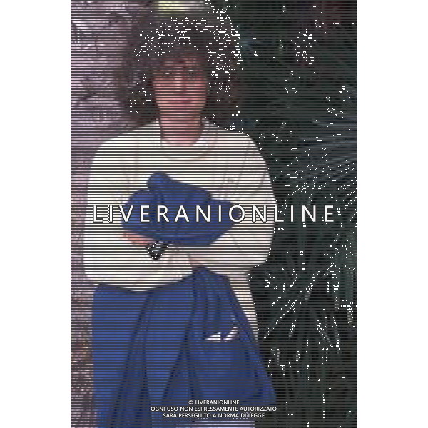 DIAP-RETROSPETTIVA ANGELO BRANDUARDI CANTANTE NELLA FOTO ANGELO BRANDUARDI NELL\'ANNO 1990 AG ALDO LIVERANI SAS