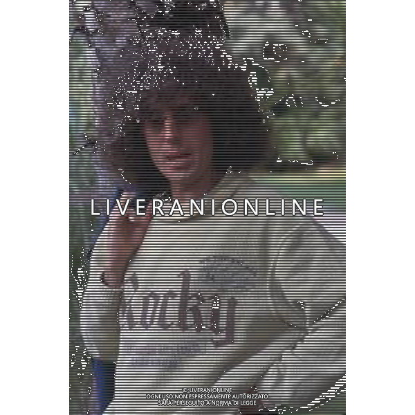 DIAP-RETROSPETTIVA ANGELO BRANDUARDI CANTANTE NELLA FOTO ANGELO BRANDUARDI NELL\'ANNO 1990 AG ALDO LIVERANI SAS