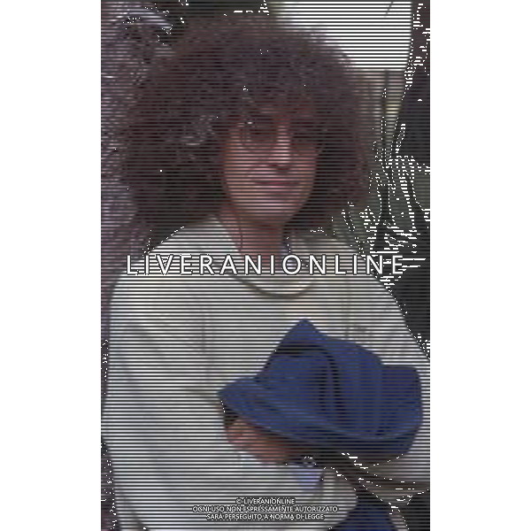 DIAP-RETROSPETTIVA ANGELO BRANDUARDI CANTANTE NELLA FOTO ANGELO BRANDUARDI NELL\'ANNO 1990 AG ALDO LIVERANI SAS