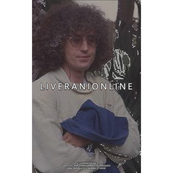 DIAP-RETROSPETTIVA ANGELO BRANDUARDI CANTANTE NELLA FOTO ANGELO BRANDUARDI NELL\'ANNO 1990 AG ALDO LIVERANI SAS