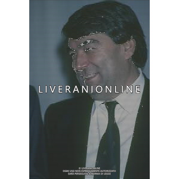 DIAP-RETROSPETTIVA ALDO SPINELLI PRESIDENTE DEL GENOA CALCIO NELLA FOTO ALDO SPINELLI PRESIDENTE DEL GENOA CALCIO NELL\'ANNO 1989-90 AG ALDO LIVERANI SAS