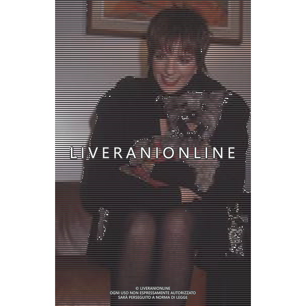 DIAP-RETROSPETTIVA LIZA MINELLI CANTANTE NELLA FOTO LIZA MINELLI A MILANO NELL\'ANNO 1989 AG ALDO LIVERANI SAS
