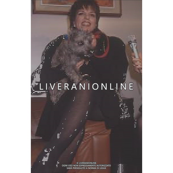 DIAP-RETROSPETTIVA LIZA MINELLI CANTANTE NELLA FOTO LIZA MINELLI A MILANO NELL\'ANNO 1989 AG ALDO LIVERANI SAS