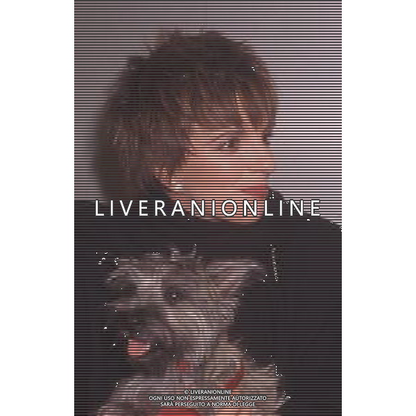 DIAP-RETROSPETTIVA LIZA MINELLI CANTANTE NELLA FOTO LIZA MINELLI A MILANO NELL\'ANNO 1989 AG ALDO LIVERANI SAS