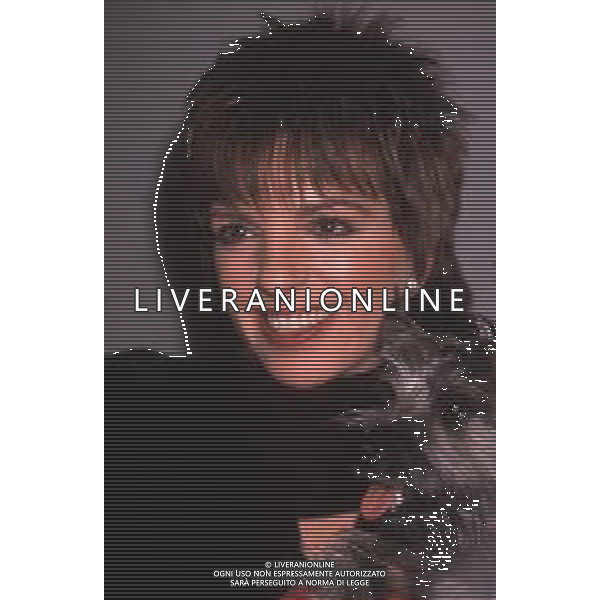 DIAP-RETROSPETTIVA LIZA MINELLI CANTANTE NELLA FOTO LIZA MINELLI A MILANO NELL\'ANNO 1989 AG ALDO LIVERANI SAS