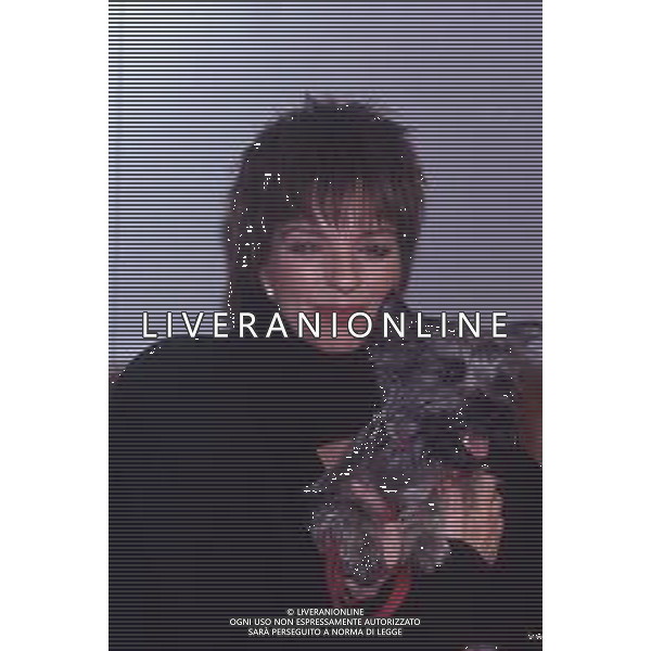 DIAP-RETROSPETTIVA LIZA MINELLI CANTANTE NELLA FOTO LIZA MINELLI A MILANO NELL\'ANNO 1989 AG ALDO LIVERANI SAS