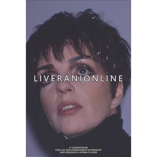 DIAP-RETROSPETTIVA LIZA MINELLI CANTANTE NELLA FOTO LIZA MINELLI A MILANO NELL\'ANNO 1990 AG ALDO LIVERANI SAS