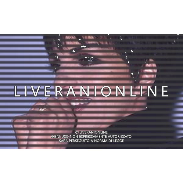 DIAP-RETROSPETTIVA LIZA MINELLI CANTANTE NELLA FOTO LIZA MINELLI A MILANO NELL\'ANNO 1990 AG ALDO LIVERANI SAS