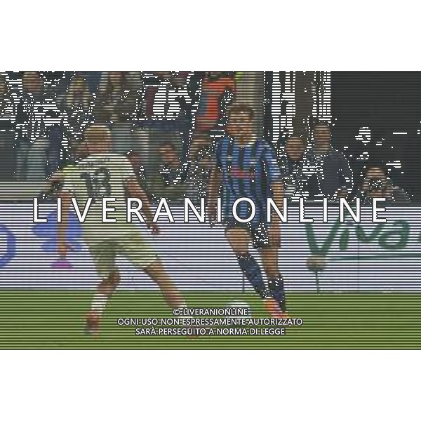 Giorgio Scalvini of Atalanta BC competes for the ball with Gustav Isaksen of SS Lazio during Atalanta BC vs SS Lazio, 7° Serie A Enilive 2025-26 game at New Balance arena in Bergamo (BG), Italy, on October 19, 2025. (Photo by Davide Casentini) AG ALDO LIVERANI SAS