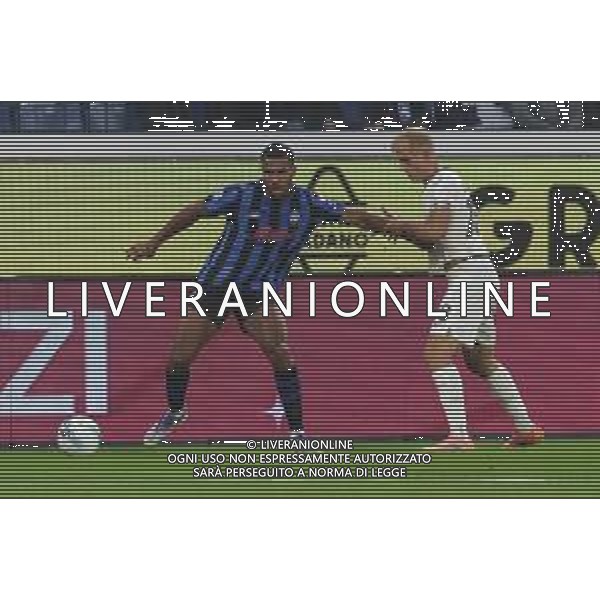 during Atalanta BC vs SS Lazio, 7° Serie A Enilive 2025-26 game at New Balance arena in Bergamo (BG), Italy, on October 19, 2025. (Photo by Davide Casentini) AG ALDO LIVERANI SAS