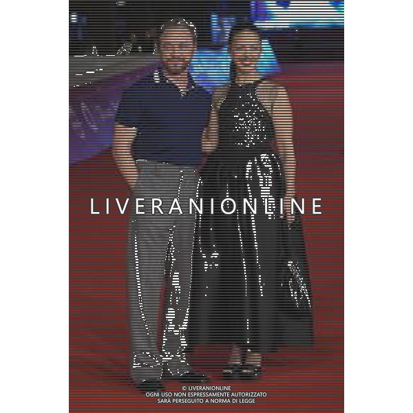 Roma 19 Ottobre 2025 Rome Film Fest - Red Carpet del Film ‘CALIFORNIA SCHEMIN’ Nella Foto: James McAvoy, Lisa Liberati Photo Credit: Andrea Bracaglia- AGENZIA ALDO LIVERANI SAS