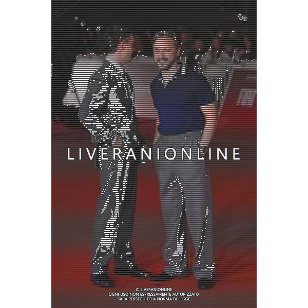 Roma 19 Ottobre 2025 Rome Film Fest - Red Carpet del Film ‘CALIFORNIA SCHEMIN’ Nella Foto: Seamus McLean Ross, James McAvoy Photo Credit: Andrea Bracaglia- AGENZIA ALDO LIVERANI SAS