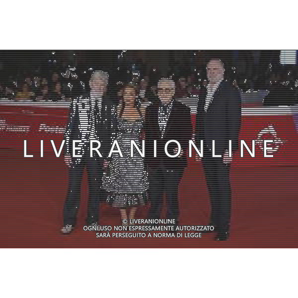 Roma 19 Ottobre 2025 Rome Film Fest - Red Carpet del Film ‘GLENROTHAN’ Nella Foto: David Ashton, Nicole Ansari Cox, Brian Cox, Aidan Redmond Photo Credit: Andrea Bracaglia- AGENZIA ALDO LIVERANI SAS