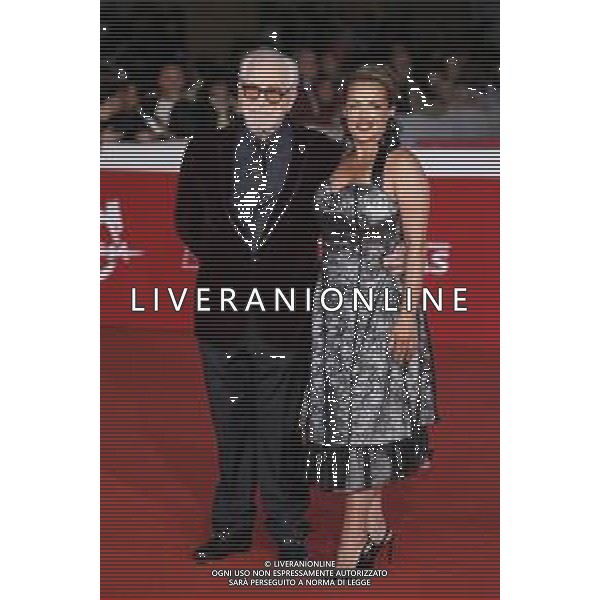 Roma 19 Ottobre 2025 Rome Film Fest - Red Carpet del Film ‘GLENROTHAN’ Nella Foto: Brian Cox, Nicole Ansari Cox Photo Credit: Andrea Bracaglia- AGENZIA ALDO LIVERANI SAS