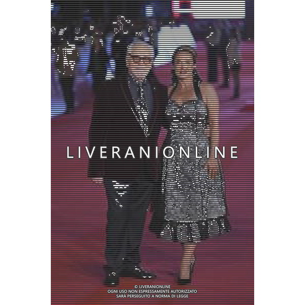 Roma 19 Ottobre 2025 Rome Film Fest - Red Carpet del Film ‘GLENROTHAN’ Nella Foto: Brian Cox, Nicole Ansari Cox Photo Credit: Andrea Bracaglia- AGENZIA ALDO LIVERANI SAS