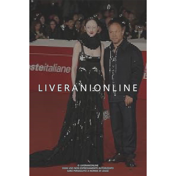 Roma 19 Ottobre 2025 Rome Film Fest - Red Carpet del Film ‘GOOD BOY’ Nella Foto: Stephen Graham, Andrea Riseborough Photo Credit: Andrea Bracaglia- AGENZIA ALDO LIVERANI SAS