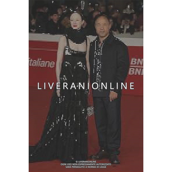 Roma 19 Ottobre 2025 Rome Film Fest - Red Carpet del Film ‘GOOD BOY’ Nella Foto: Stephen Graham, Andrea Riseborough Photo Credit: Andrea Bracaglia- AGENZIA ALDO LIVERANI SAS