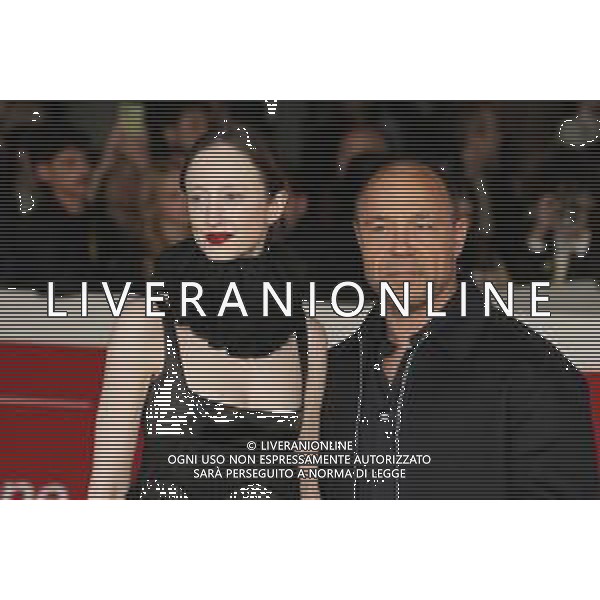 Roma 19 Ottobre 2025 Rome Film Fest - Red Carpet del Film ‘GOOD BOY’ Nella Foto: Stephen Graham, Andrea Riseborough Photo Credit: Andrea Bracaglia- AGENZIA ALDO LIVERANI SAS