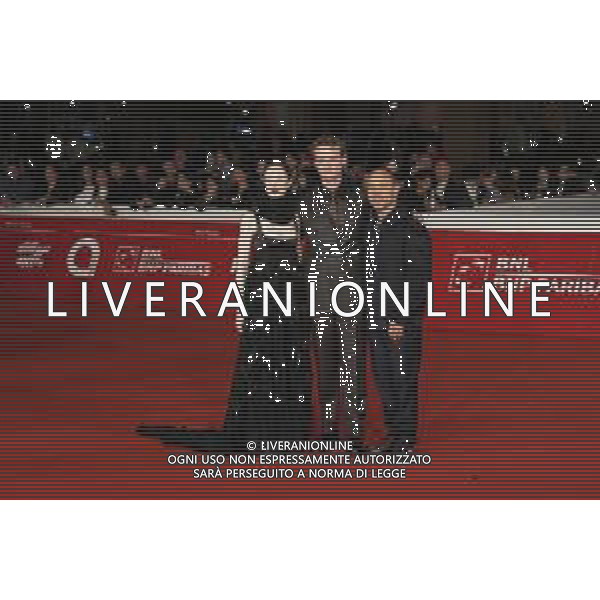 Roma 19 Ottobre 2025 Rome Film Fest - Red Carpet del Film ‘GOOD BOY’ Nella Foto: Andrea Riseborough, Anson Boon, Stephen Graham Photo Credit: Andrea Bracaglia- AGENZIA ALDO LIVERANI SAS