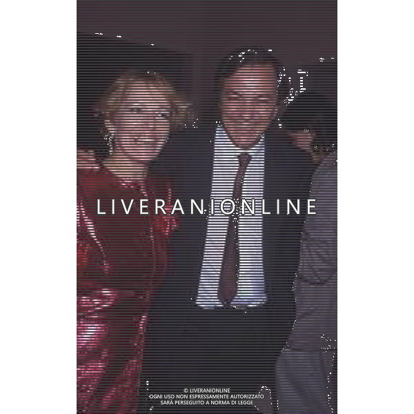 DIAP-RETROSPETTIVA REMO GIRONE ATTORE NELLA FOTO REMO GIRONE NELL\'ANNO 1989 CON LA MOGLIE VICTORIA ZINNY AG ALDO LIVERANI SAS