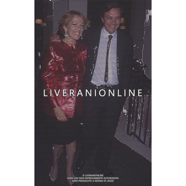 DIAP-RETROSPETTIVA REMO GIRONE ATTORE NELLA FOTO REMO GIRONE NELL\'ANNO 1989 CON LA MOGLIE VICTORIA ZINNY AG ALDO LIVERANI SAS