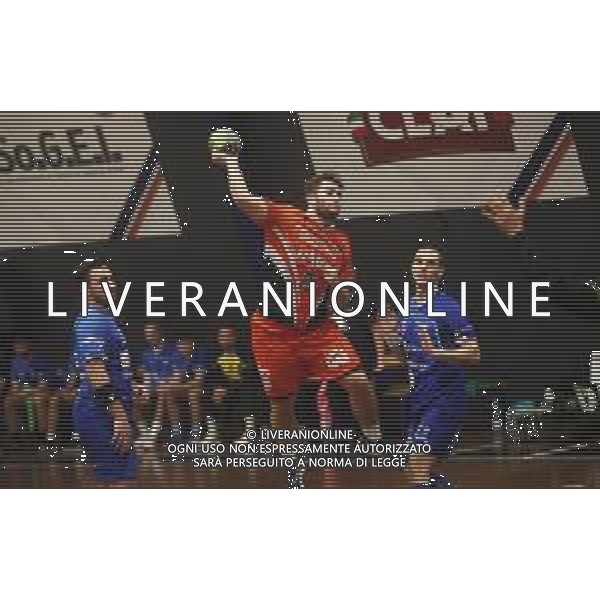 IMOLA 20 10 2025 PALLAMANO ROMAGNA-MONTEPRANDONE 29-14 SERIE A1 SILVER NELLA FOTO BIANCONI NICOLO\' PALLAMANO ROMAGNA ©SANNA - AGENZIA ALDO LIVERANI SAS